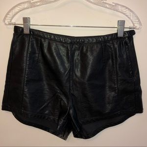 Faux Leather Short
